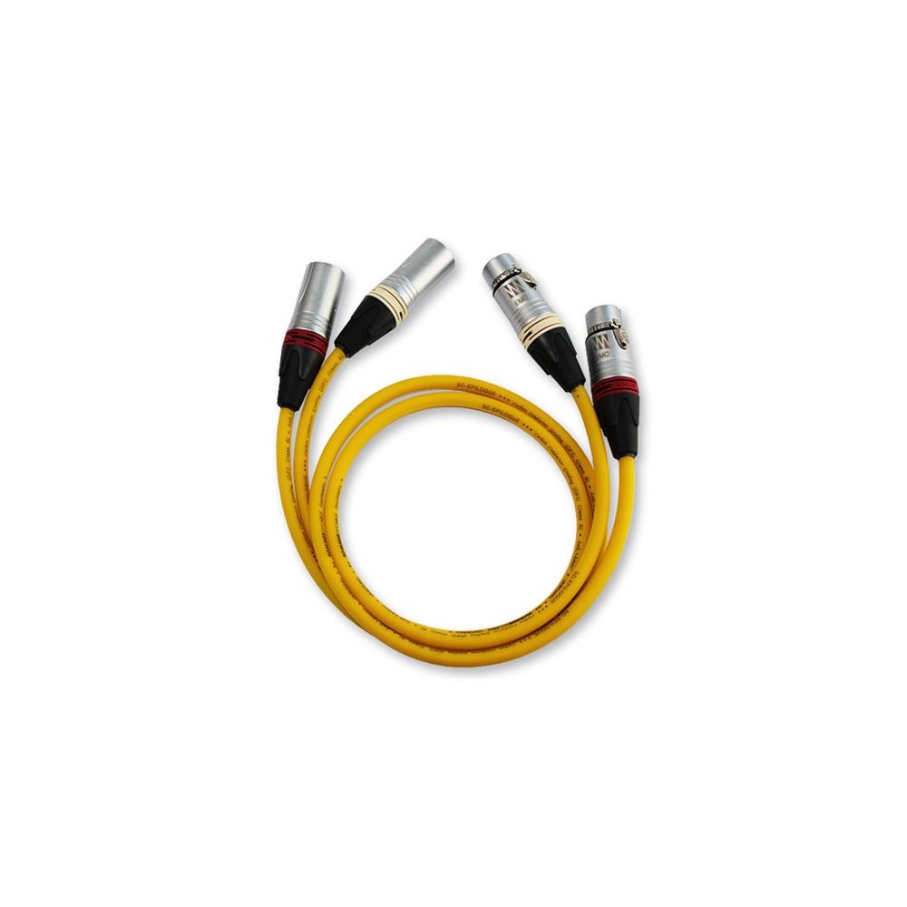 2 RCA/Cinch Hicon HBP-M2C2 1,5m 2 x XLR 3-pol Male Hicon Sommer Cable Basic 