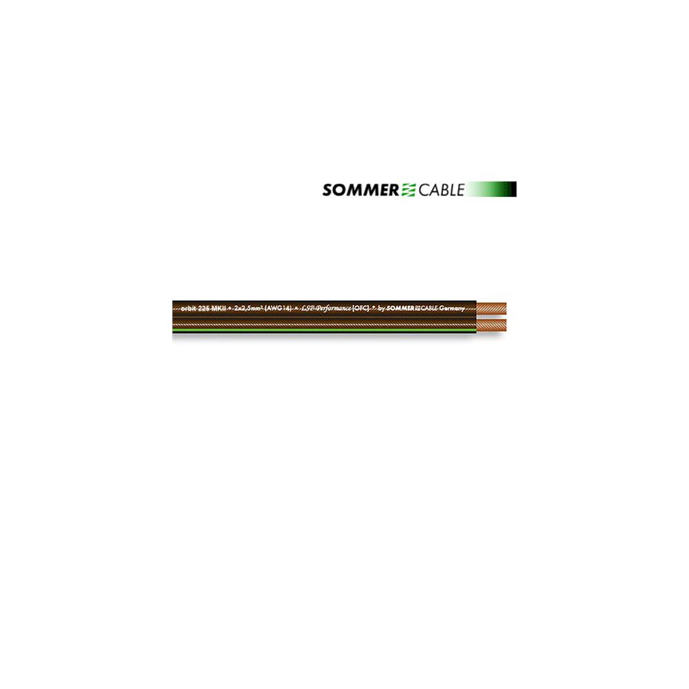 mit Metermarkierung 2 x 2,5mm² CCA Single-Wire rund Transparent Kupfer+Alu 4085 M&G Techno 10m Lautsprecherkabel 