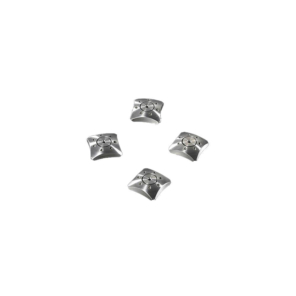 Quadraspire Qx 7 Spike Base Stainless Steel High Quality Washers Set Of Four