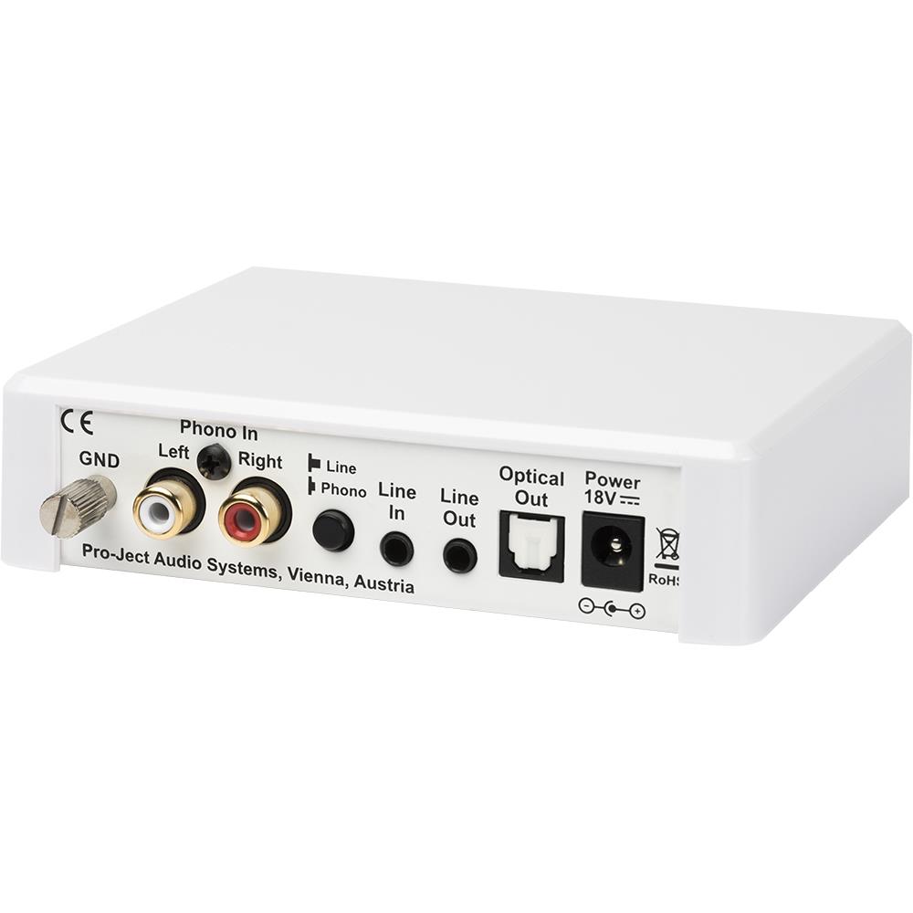 MC Systeme A/D Wandler mit USB Ausgang out silber silver Pro-Ject Phono Box MM 