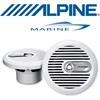 ALPINE SPS-M601w - 16,5 cm 2-Way Marine Coaxial Speaker (white)