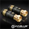 ViaBlue 30936 - T6s - F plugs - solder version (2 pieces / gold plated)