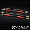 ViaBlue 24775 - SC-4 Silver-Series - Jumper Bridge, 1 x wire end ferrule to 1 x wire end ferrule (2 x red / 2 x black / 10 cm)