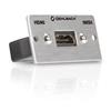 Oehlbach 8808 - MMT-G90 HS - HDM elbow multimedia tray with gender changer  (1 pc)