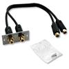 Oehlbach 8814 - MMT-C Audio - Audio multimedia tray with breake out cable - 2 x RCA  (1 pc)