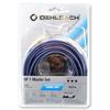 Oehlbach 2039 - NF 1 MASTER SET - Audio cable 2 x RCA to 2 x RCA  (1 pc / 10,0 m / blue/gold)