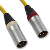 Sommer Cable - HICON EPB1-0075 - EPILOGUE Series -  LF-phono cable 2 x XLR Male auf 2 x XLR Female  (2 pc / 0,75 m / silver/yellow)