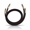 Oehlbach 2047 - NF 214 Master - LF audio cinch cable 1 x RCA to 1 x RCA  (2 piece / 2 x 1,0 meter / anthracite/gold)