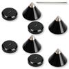 Goldkabel AS-40210 Cone & Disc Set of 4 Pieces - Goldkabel - cones with flat washers (each 4 pcs / black)