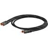 Goldkabel Cinch Stereo MKII 0150 - Black Connect - audio cable 2 x RCA to 2 x RCA (1.5 m / blue/silver)
