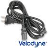 Velodyne Powercord - mains cable with safety plug and iec cord connector (1.8 m / black)
