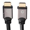 Oehlbach 92450 - Black Magic - High-Speed-HDMI®-Cable with Ethernet 1 x HDMI Type A to 1 x HDMI Type A (1 pc / 0,75 m / black/gold)