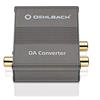 Oehlbach digital-to-analog converter, digital-coaxial and digital-optical input (1 pc / anthracite)