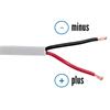 Sommer Cable SP225 - SC-MERIDIAN - Speaker cable (50 m / 2x2,5 qmm / 7,8mm / white)