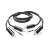 Pro-Ject Connect it Phono RCA-CC - phono cable with earth wire (black / 1.23 m)
