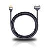 Oehlbach 60061 - i-Connect IP/U 500 - mobile iPhone cable with 1 x Apple plug to 1 x USB-A (5,0 m / black)