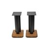 Atacama Moseco XL500 - loudspeaker stands (520 mm / black & base plate made of dark bamboo solid wood = dark bamboo / 1 pair)