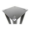 Atacama SLX1000 - loudspeaker stands (1045 mm / black / incl. large top plates for bigger loudspeakers / four support columns per stand / 1 pair)