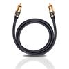 Oehlbach 21532 - NF Sub 200 - subwoofer cinch cable 1 x RCA to 1 x RCA  (2.0 m / black/gold)