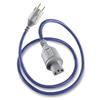 IsoTek EVO3 Premier - power cord (EU Premier on C13 / connectors made of solid OFC copper with 24 carat gold plated copper pins / blue / 1.5 m)