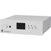 Pro-Ject Tuner Box S2 - micro-sized FM tuner (high-contrast dot-matrix display / incl. IR remote control / incl. power supply / silver)