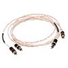 Kimber Kable Tonik - RCA audio cable (RCA-RCA / 0.5 m / white-transparent / 1 pair)