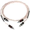 Kimber Kable Tonik - RCA audio cable (RCA-RCA / 0.5 m / white-transparent / 1 pair)