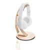 Oehlbach 35408 - Alu Style - headphone stand made from aluminum in gold finish (sand gold) and headphone rest made of 100% leather