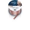 Oehlbach 301 - Speaker Wire SP-40 1000 - Loudspeaker cable flexible Mini-coil (10m / transparent / copper / 2 x 4qmm)