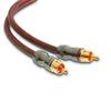 Focal Elite ER5 - RCA audio cable (high performance stereo cable / RCA-RCA / 5.0 m / coppery or milky-transparent / 1 pair)