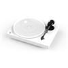 Pro-Ject X1 - record player incl. tonearm + Ortofon MM cartridge Pick it S2 MM (high gloss white / incl. phono cable - Connect it E / incl. dust cover)