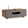 ruarkaudio R3 MKI - hi-fi music system (all-in-one sound system / 30 W / CD / OLED display / DAB / DAB+ / FM tuner / USB / Apt-x Bluetooth / walnut real wood veneer)