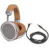 HiFiMAN DEVA Wired - magnetostatic headphones (premium stereo headphones / incl. headphone cables / silver/light brown design)