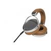 HiFiMAN DEVA Wired - magnetostatic headphones (premium stereo headphones / incl. headphone cables / silver/light brown design)