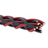 Kimber Kable 4PR VariStrand HPC - hochwertiges Lautsprecherkabel (1m / schwarz/rot / OFC / extra verflochten / 2 x 2,63mm²)
