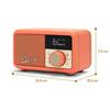 Roberts Revival Petite 2 pop orange Tischradio