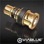 ViaBlue 40705 - XS - Cinchadapter BNC (1 Stk / schwarz/gold)