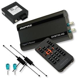 Ampire DVBT55-HD - DVB-T HD-Tuner + Interface for AUDI with MMI2G (with rear view camera) + 2 antennas (MPEG2 + MPEG4/ HDMI/ USB)
