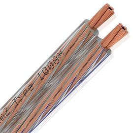 Oehlbach 1008 - Speaker Wire 25 - Loudspeaker cable flexible (1 m / transparent / copper / 2 x 2.5 qmm)