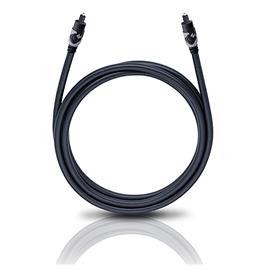 Oehlbach 132 - Easy Connect Opto - Optical digital cable 1 x Toslink to 1 x Toslink  (1 pc / 1,0 m / black/gold)