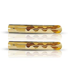 Oehlbach 3005 - Banana Tube - Tube connector for loudspeaker cables (10 pcs / 4,0 pmm / gold)