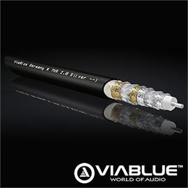ViaBlue 23400 - TVR 2.0 Silver - Antenna cable (1,0m / black / Bulk Cables)