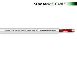 Sommer Cable SP225 - SC-MERIDIAN - Speaker cable (1 m / 2x2,5 qmm / 7,8mm / white)