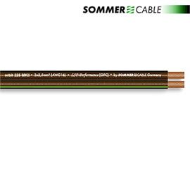 Sommer Cable 225 MKII - SC-ORBIT  - Speaker cable (10 m / 2x2,5 mm² / 10,2 x 4,8 mm / black transparent )