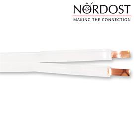 Nordost 2FL50 - 2 FLAT - Loudspeaker cable ultra flat flexible (1 m / white / OFC)