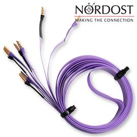 Nordost Purple Flare - loudspeaker cable - ultra-thin flexible formulated with Bananas (2 x 3.0 m / purple / silver-plated OFC)
