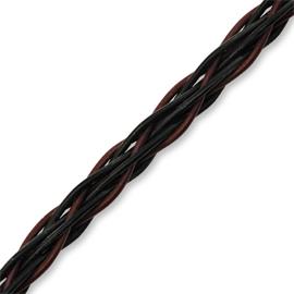 Kimber Kable 4PR - high-quality loudspeaker cable specially woven (2 x 1,5m / black&brown / OFC / 2 x 2mm²)