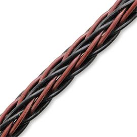 Kimber Kable 8PR - high-quality loudspeaker cable specially woven (2 x 2,5m / black&brown / OFC / 2 x 5,2mm²)