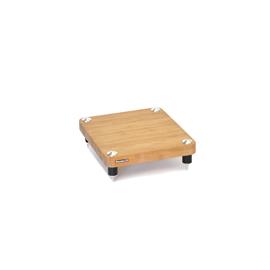 Atacama EVOQUE ECO 14/16 Compact Hi-Fi Design Edition - hifi rack - base module (made from light bamboo / legs in satin black / incl. spikes)