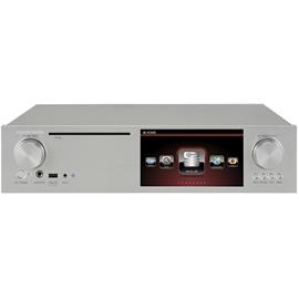 Cocktail Audio X35 without hard drive (silver / all-in-one HD music server with amplifier/CD ripper/DAC/DAB+/FM/DSD/PCM/FLAC/MM phono input/TIDAL/Qobuz/Highres Audio)